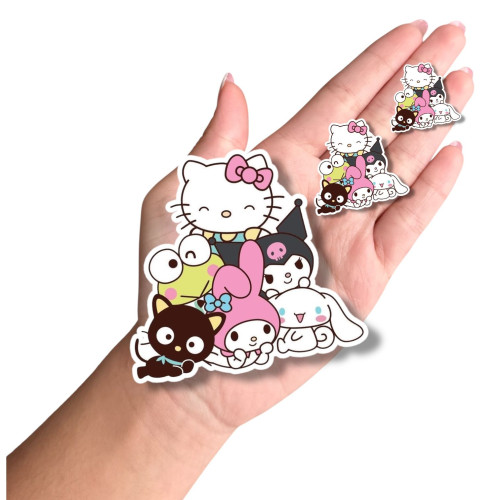 Aplique Hello Kitty personagens juntos Aplique Hello Kitty personagens juntos
