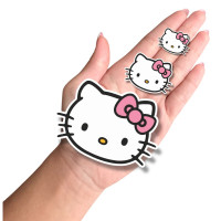 Aplique Hello Kitty rosa cabeça