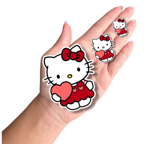 Aplique Hello Kitty vermelha Aplique Hello Kitty vermelha