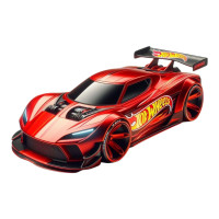 Aplique Hotwheels carro vermelho