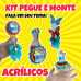 Kit Pegue e Monte Acrílicos