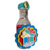 Mini garrafinha pet 50ml dourado 10 unidades