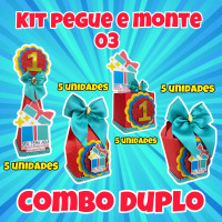 Kit pegue e monte 03 COMBO DUPLO