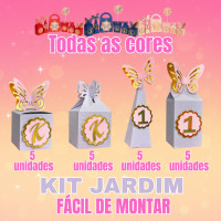 Kit Pegue e Monte jardim 20 peças