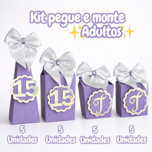 Kit Pegue e Monte adulto 20 peças