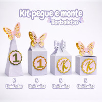 Kit Pegue e Monte jardim 20 peças Kit Pegue e Monte jardim 20 peças