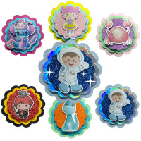 Kit tag 3D com glitter e aplique tema 7cm 10 unidades para montar qualquer tema Kit tag 3D com glitter e aplique tema 7cm 10 unidades para montar qualquer tema