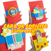 Kit pegue e monte Capa de convite