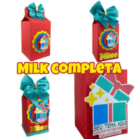Kit pegue e monte Caixa milk