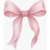 Aplique laço aesthetic rosa