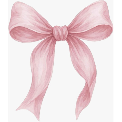 Aplique laço aesthetic rosa