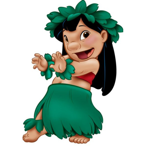  Aplique Stitch (Lilo saia verde)