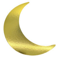 Aplique Lua laminado
