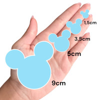 Aplique Mickey cabeça azul