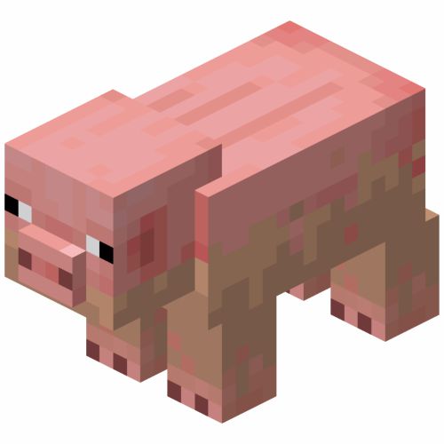 Aplique Minecraft (porco)