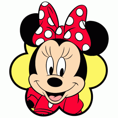 Aplique Minnie cabeça 02