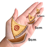 Aplique Moana barco