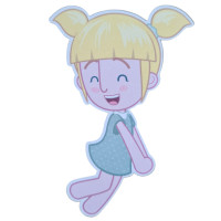Aplique Mundo Bita (Menina loira)