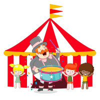 Aplique Mundo Bita no circo