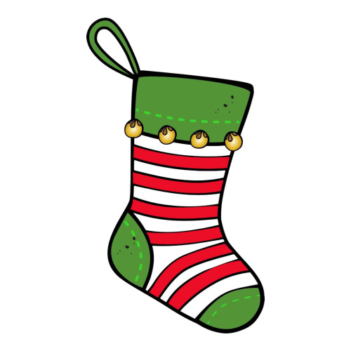 Aplique natal Meia Aplique natal Meia