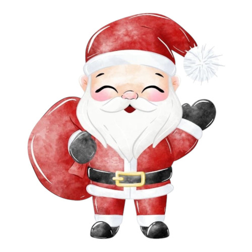 Aplique natal papai noel