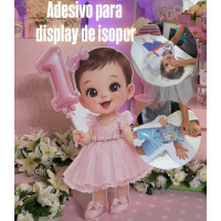 Adesivo para display de isopor papel foto 135g