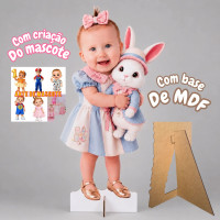 Display de MDF + Arte mascote inclusa Display de MDF + Arte mascote inclusa