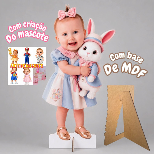 Display de MDF + Arte mascote inclusa Display de MDF + Arte mascote inclusa