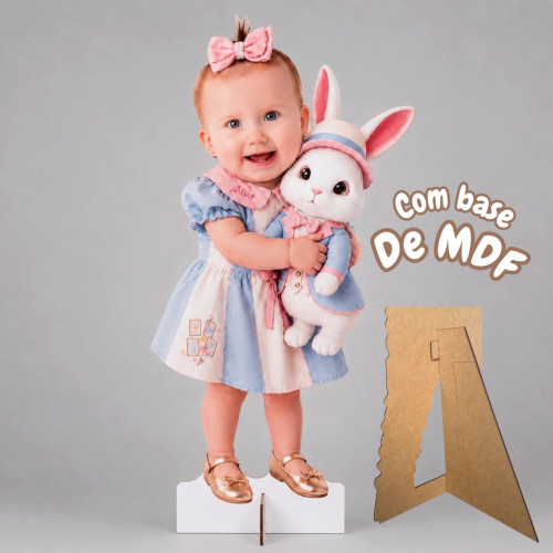 Display de chão personalizado 80cm para festa infantil - MDF premium impressão fotográfica Display de chão personalizado 80cm para festa infantil - MDF premium impressão fotográfica