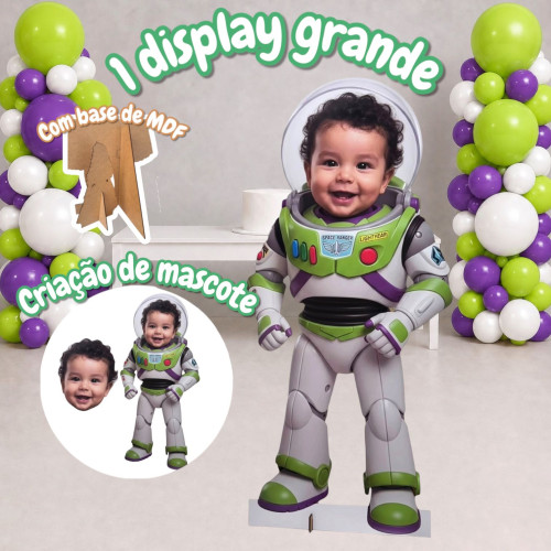 Display de MDF + Arte mascote inclusa Display de MDF + Arte mascote inclusa