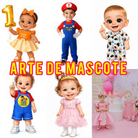 Arte mascote desenho personalizado Arte mascote desenho personalizado