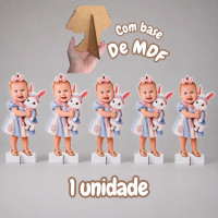 Mini Display de mesa personalizado 30cm para festa infantil - MDF premium impressão fotográfica
