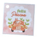 Páscoa tag Feliz páscoa quadrada