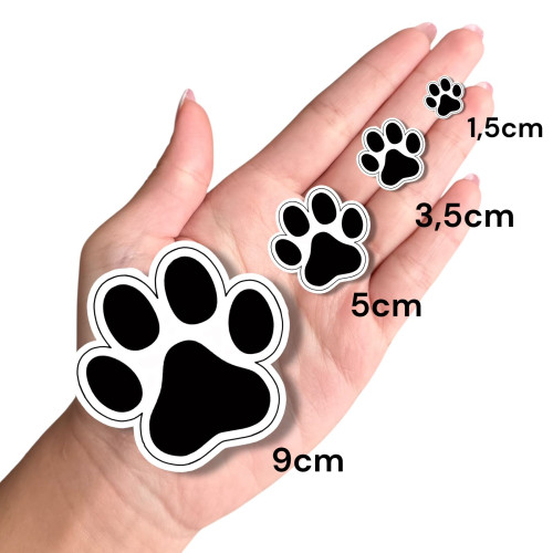 Aplique Patrulha canina patinha preta