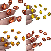 Chaton oval 10x14mm base diamante(10un)