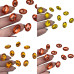 Chaton oval 10x14mm base diamante(10un)