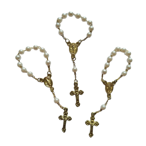 Mini Terço Dourado