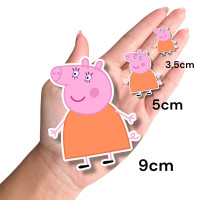 Aplique Peppa Pig mamãe pig