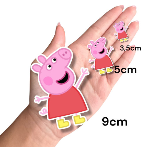 Aplique Peppa Pig de galocha