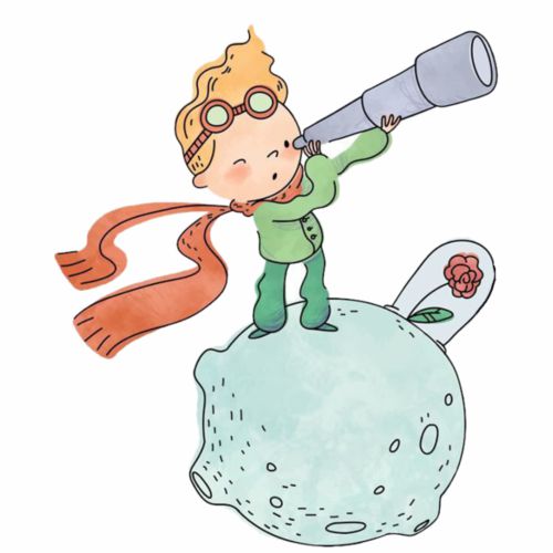 Pequeno Principe aquarela