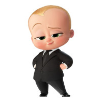 Aplique Poderoso Chefinho Loiro em pé