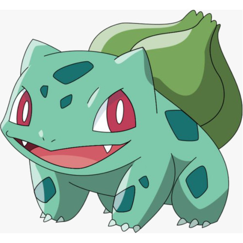 Pokemon bubassauro.(de 1 a 10 und)