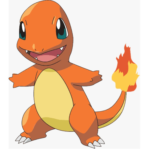 Pokemon charmander.(de 1 a 10 und)