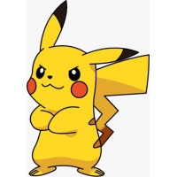 Pokemon pikachu.(de 1 a 10 und)