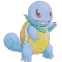 Pokemon squirtle.(de 1 a 10 und)