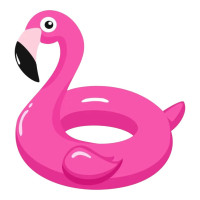 Aplique pool party boia flamingo Aplique pool party boia flamingo