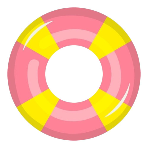 Aplique pool party boia rosa Aplique pool party boia rosa