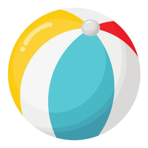 Aplique pool party bola azul Aplique pool party bola azul