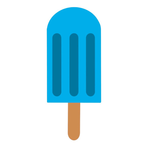 Aplique pool party picolé azul Aplique pool party picolé azul