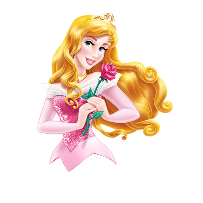 Topo de Bolo c/ Nome Tema Princesa Aurora